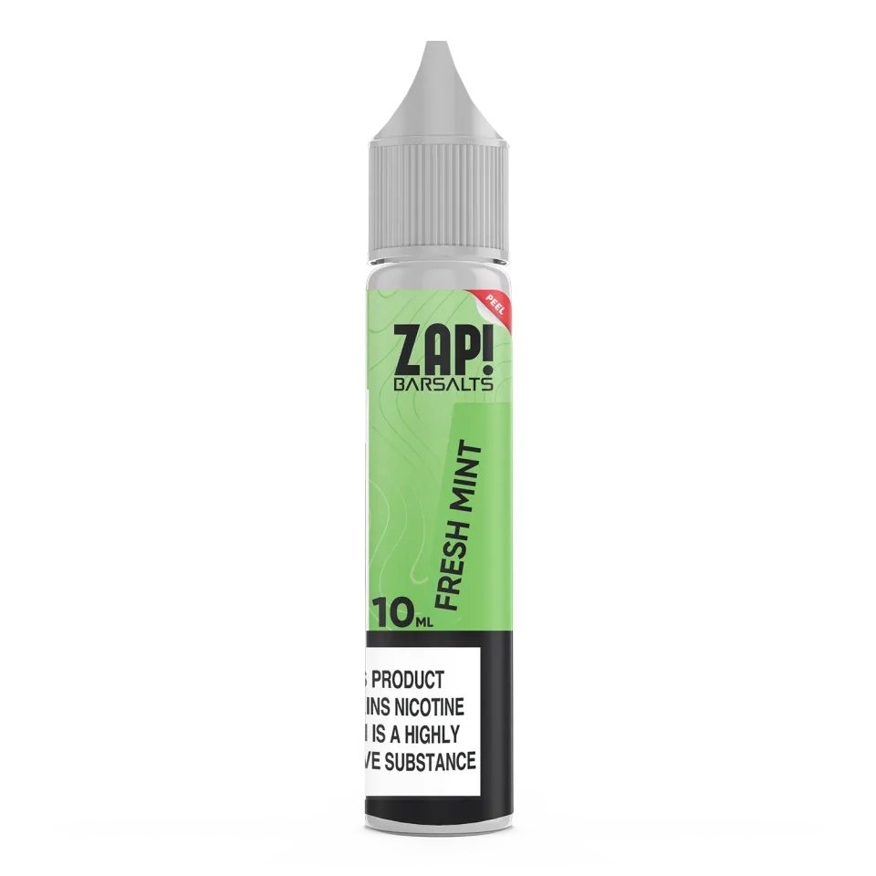 Zap Bar Salts Fresh Mint e-liquide 10ml 10mg menthe