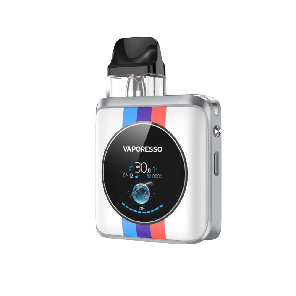 Vaporesso Xros 4 Nano pod e-cigarette 3ml argent écran