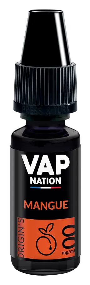 Vap Nation Origin's Mangue e-liquide fruité
