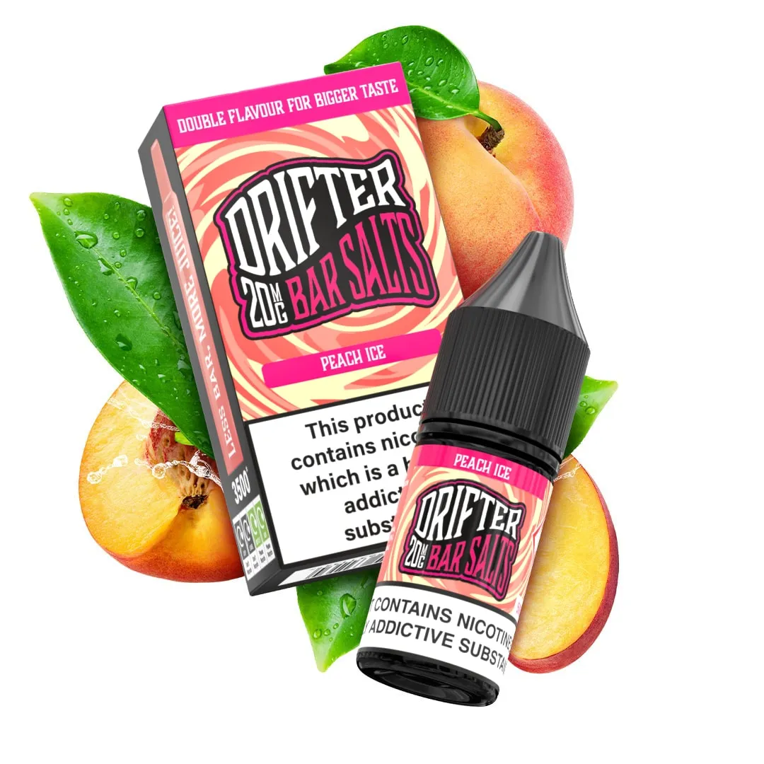Drifter Bar Salts Peach Ice e-liquide 10ml 20mg