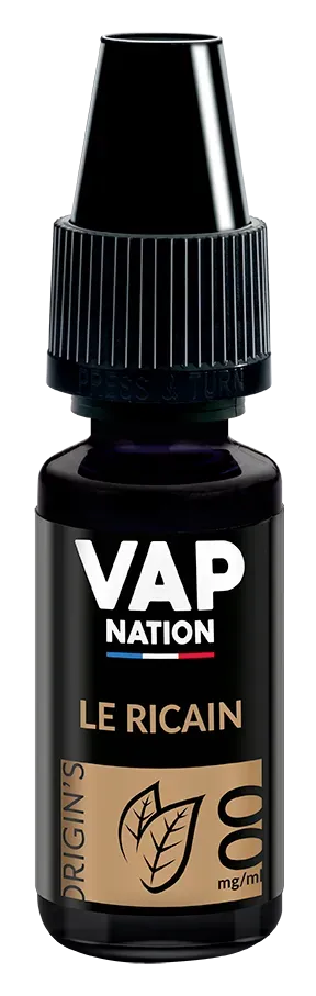 Vap Nation Origin's Le Ricain e-liquide classic blond