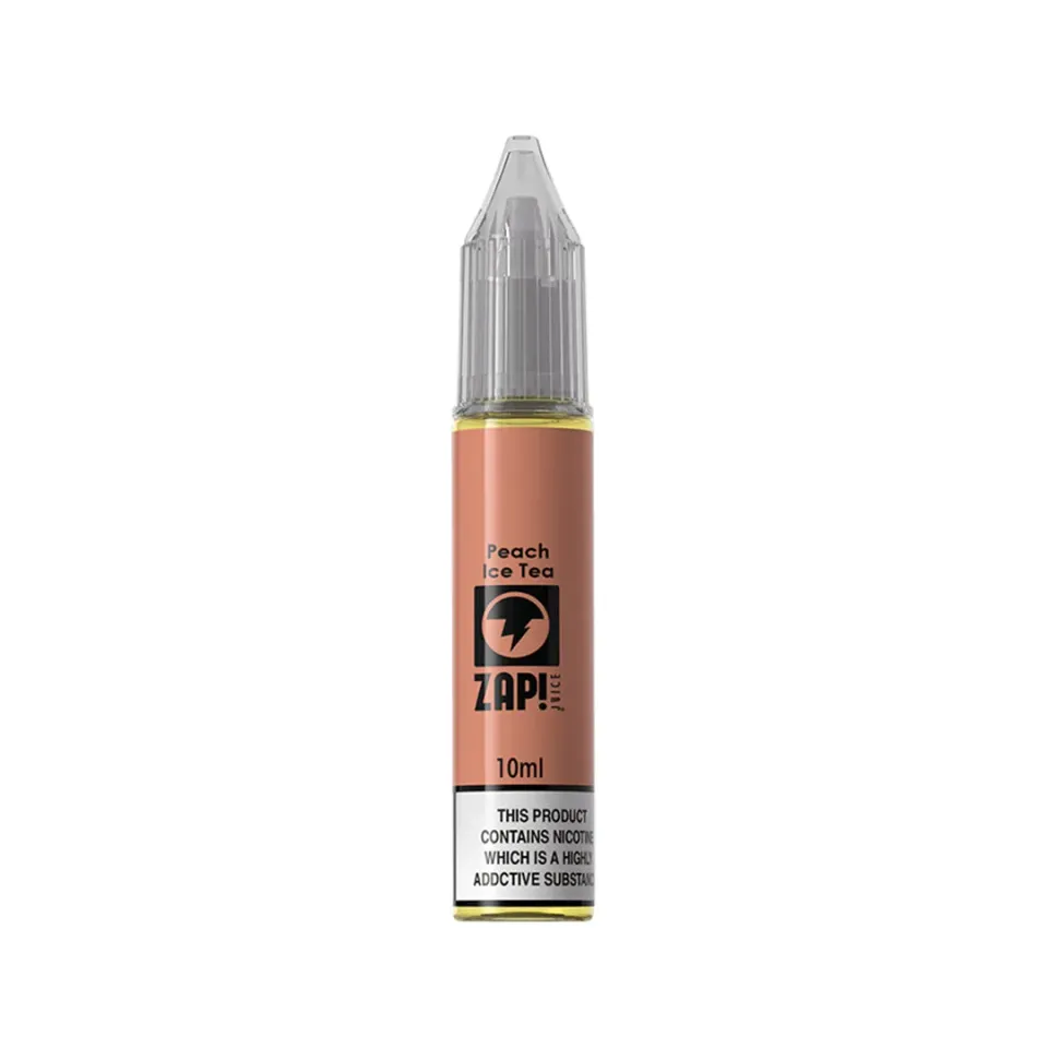Zap Juice Peach Ice Tea e-liquide 10ml 20mg thé pêche