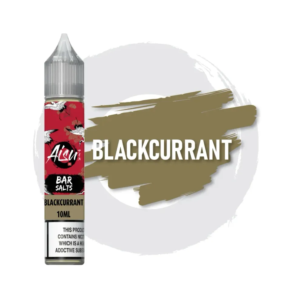 Aisu Blackcurrant Bar Salts e-liquide 10ml 20mg cassis