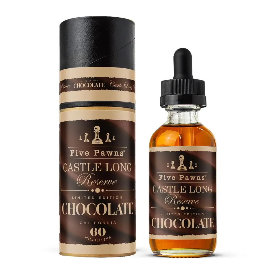 Five Pawns Castle Long Chocolat e-liquide 60ml bourbon