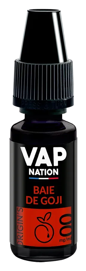 Vap Nation Origin's Baie de Goji e-liquide cranberry cerise