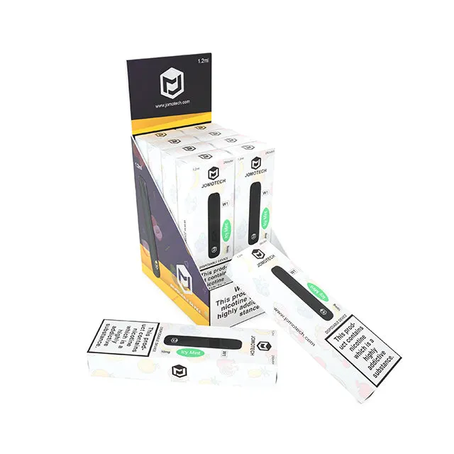 JomoTech W1 vape jetable 300 puffs 1,2 ml compacte