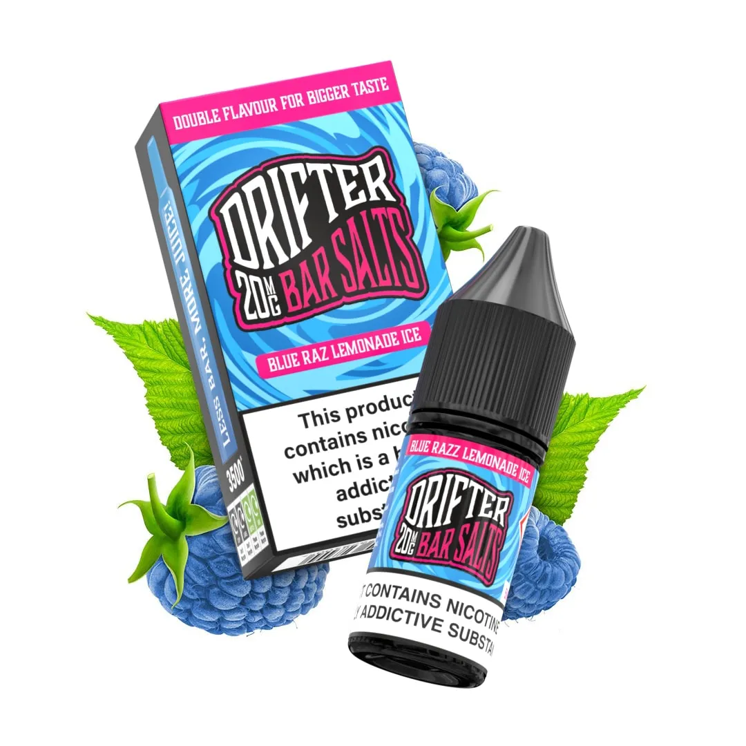 Drifter Bar Salts Blue Razz Lemonade Ice e-liquide 10ml glacé