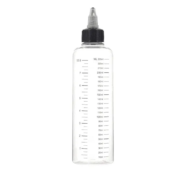 Vapevo Bouteille Graduée Bouchon Doseur Flacon DIY 30ml transparent