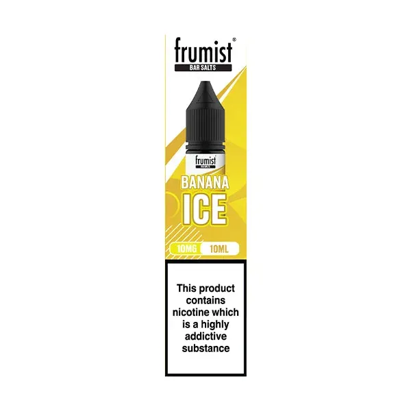 Frumist Banana Ice sel nicotine 10ml 10mg banane givrée