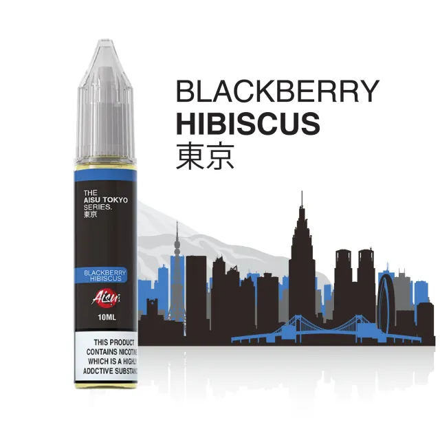 Aisu Tokyo Blackberry Hibiscus sel nicotine 10ml 20mg