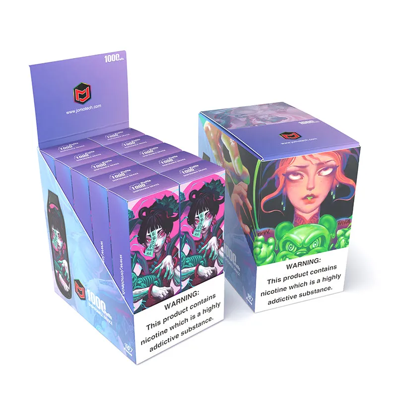 JomoTech W5 pod énergie caféine 1000 puff sans nicotine