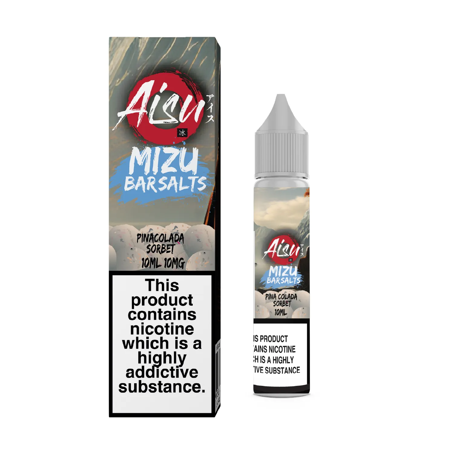 Aisu Mizu Bar Salts Pina Colada e-liquide 10ml 10mg ananas
