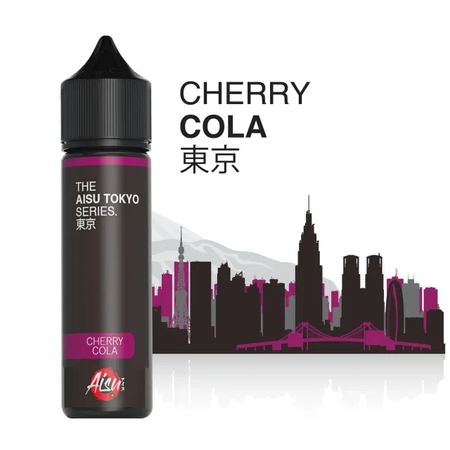 Aisu Tokyo Cherry Cola e-liquide 50ml 0mg cola