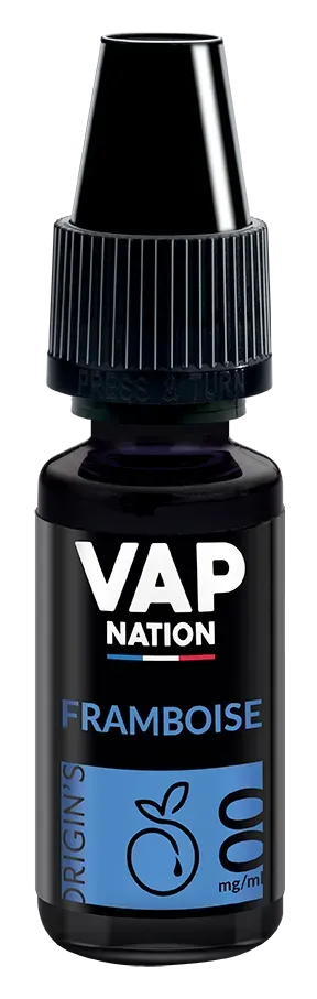 Vap Nation Origin's Framboise e-liquide estival