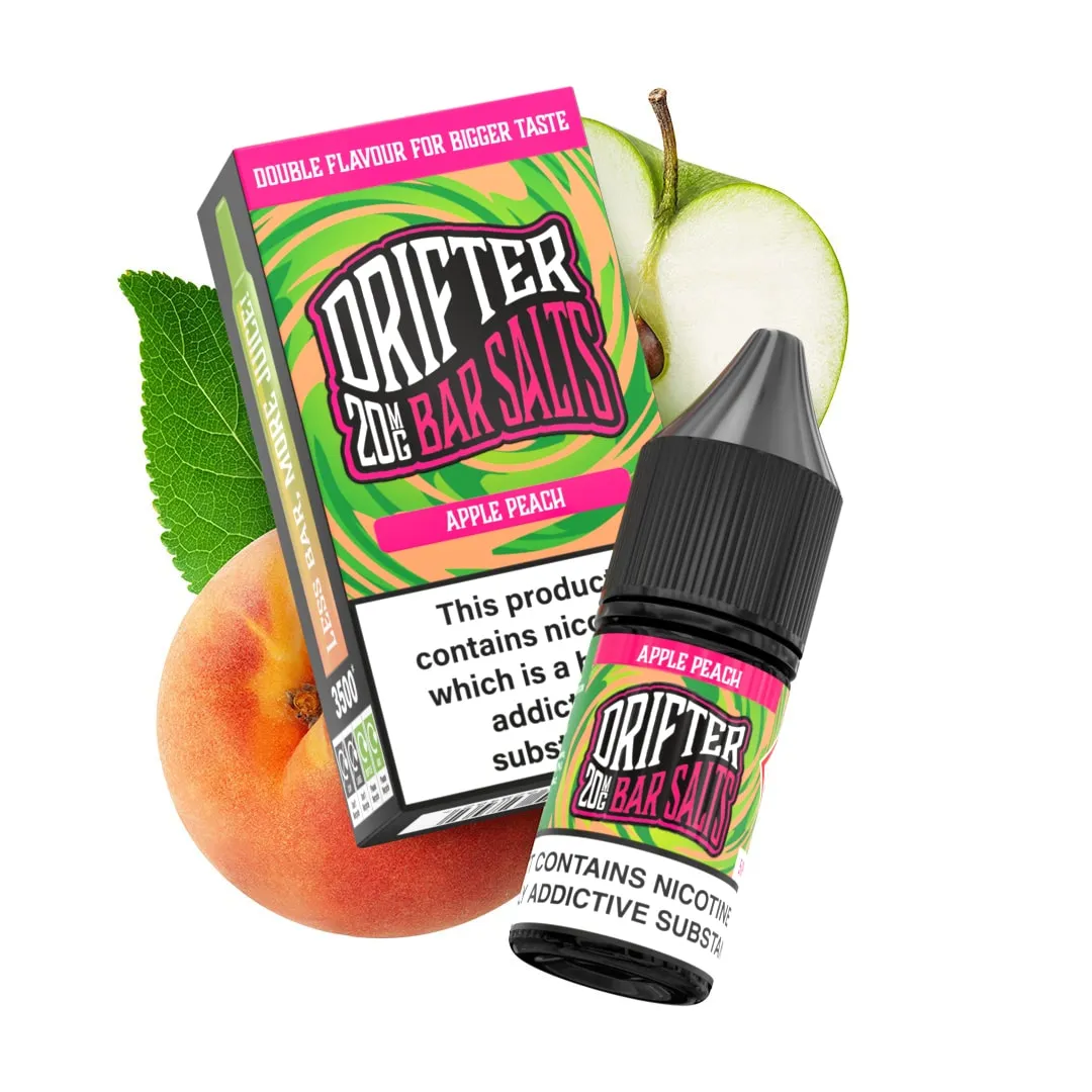 Drifter Bar Salts Apple Peach e-liquide 10ml fruity