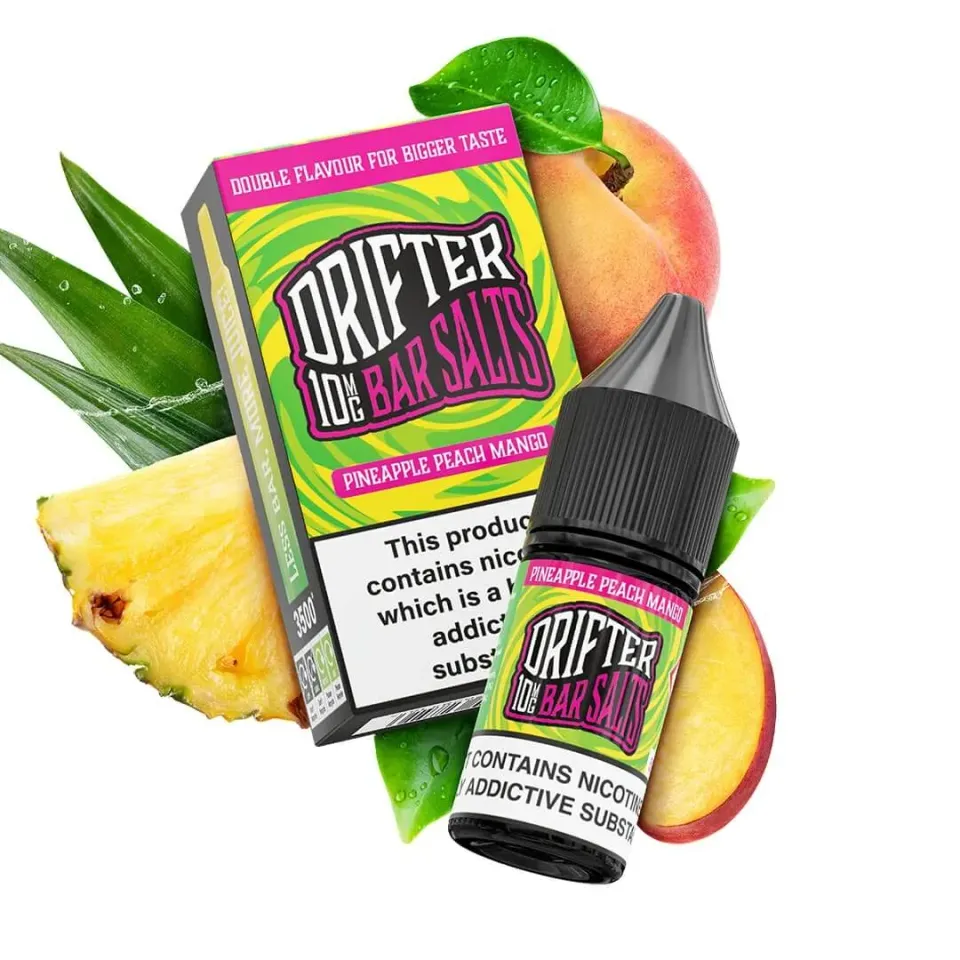 Drifter Bar Salts Pineapple Peach Mango e-liquide 10ml 20mg fruité