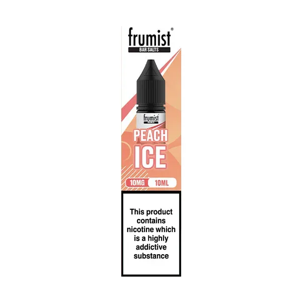 Frumist Salt Peach Ice e-liquide 10ml 20mg pêche