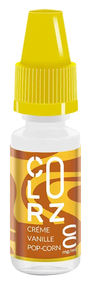 Vap Nation Colorz Crème Vanille Pop Corn e-liquide