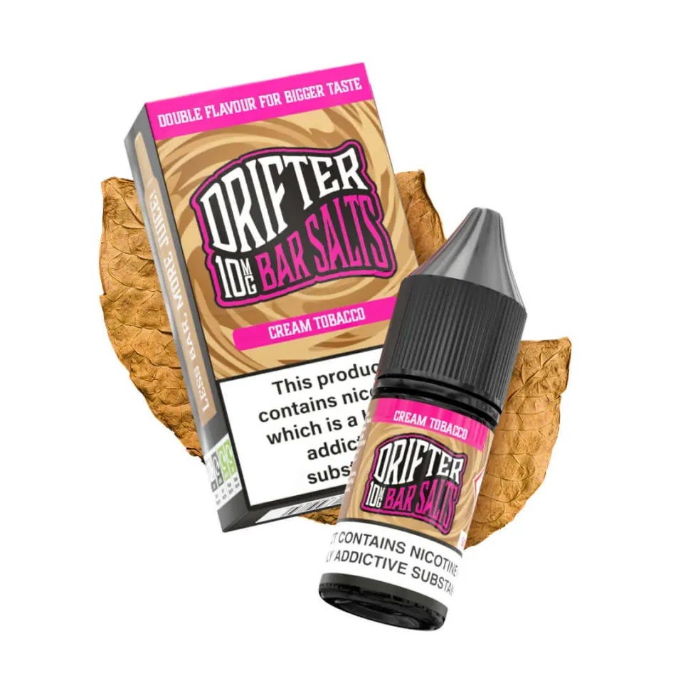 Drifter Bar Salts Cream Tobacco e-liquide 10ml tabac