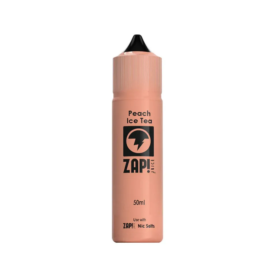 Aisu Zap! Juice Peach Ice Tea e-liquide 50ml 0mg thé