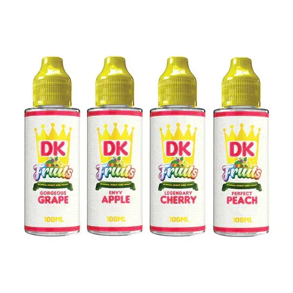 Donut King Fruits e-liquide shortfill 100ml 0mg cassis