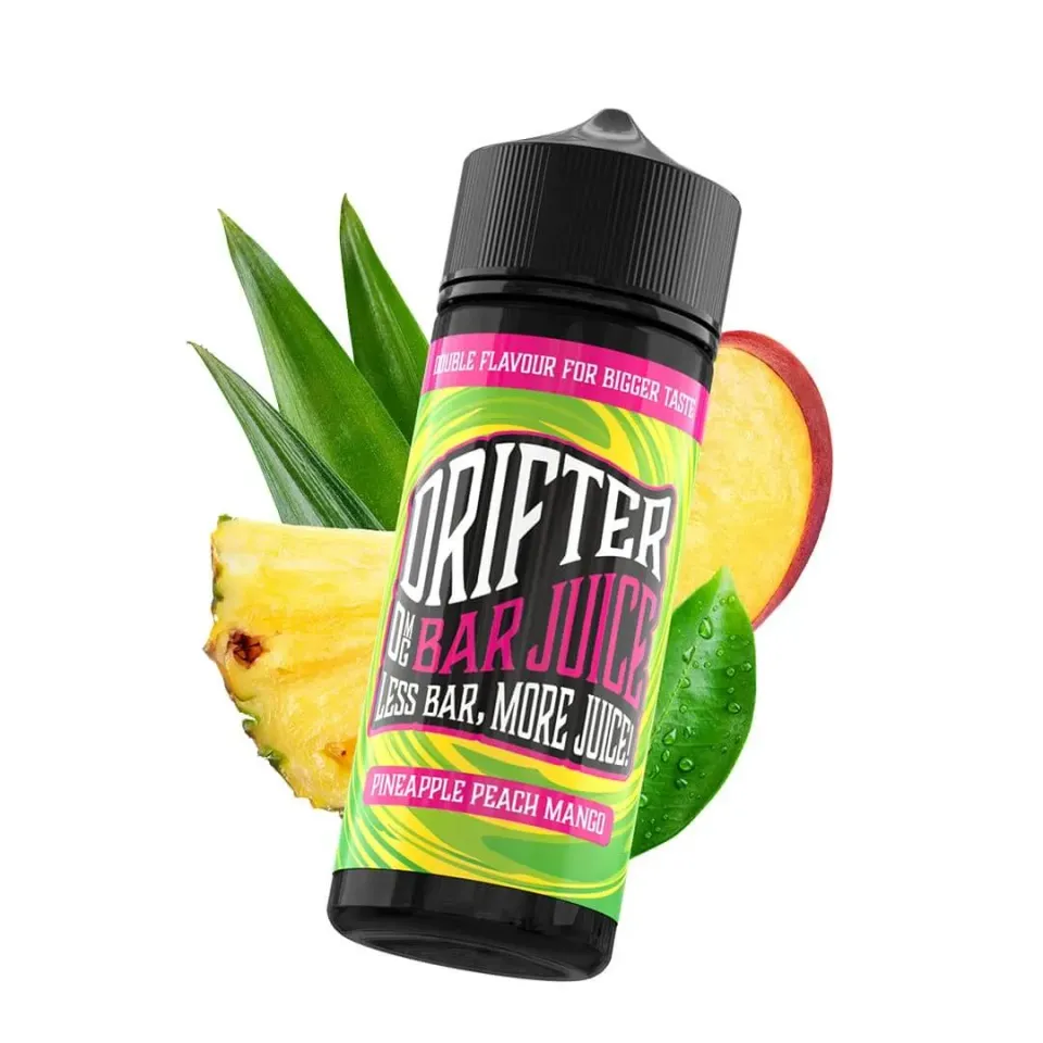 Drifter Bar Juice Pineapple Peach Mango e-liquide 120ml 0mg fruité