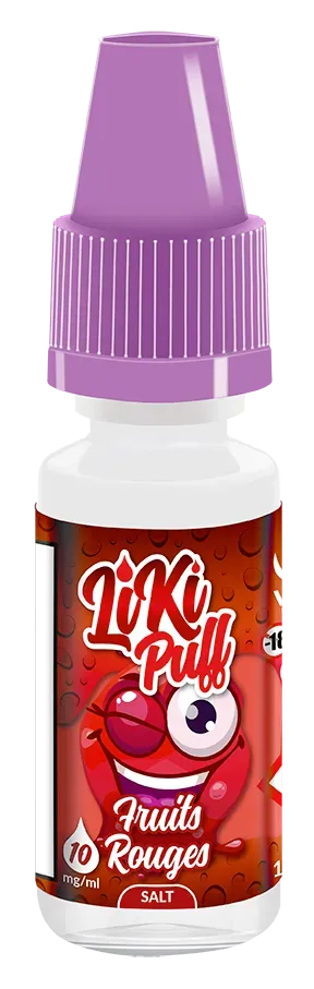 Vap Nation Liki Puff Fruits Rouges e-liquide sucré acidulé