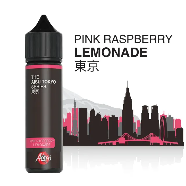Aisu Tokyo Pink Raspberry Lemonade e-liquide 50ml 0mg
