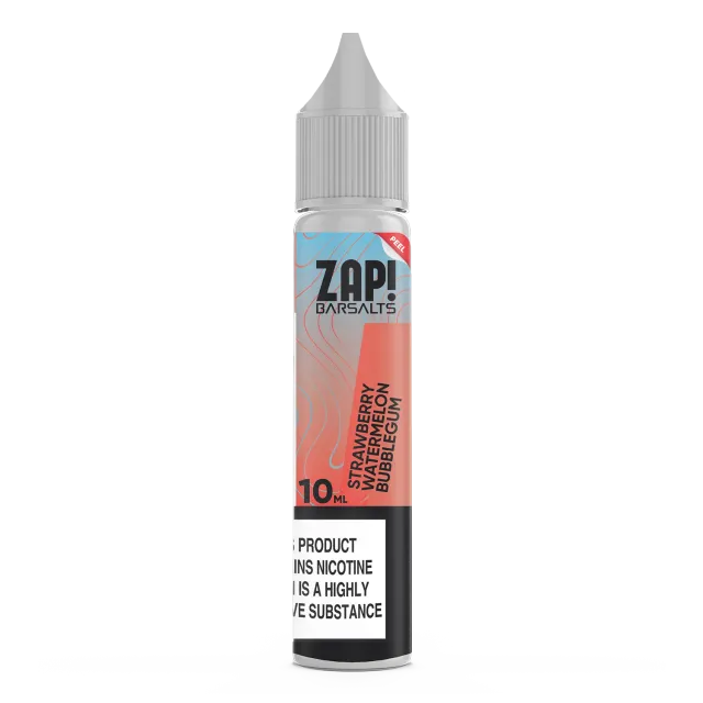 Zap! Bar Salt Strawberry Watermelon Bubblegum e-liquide 10ml 20mg