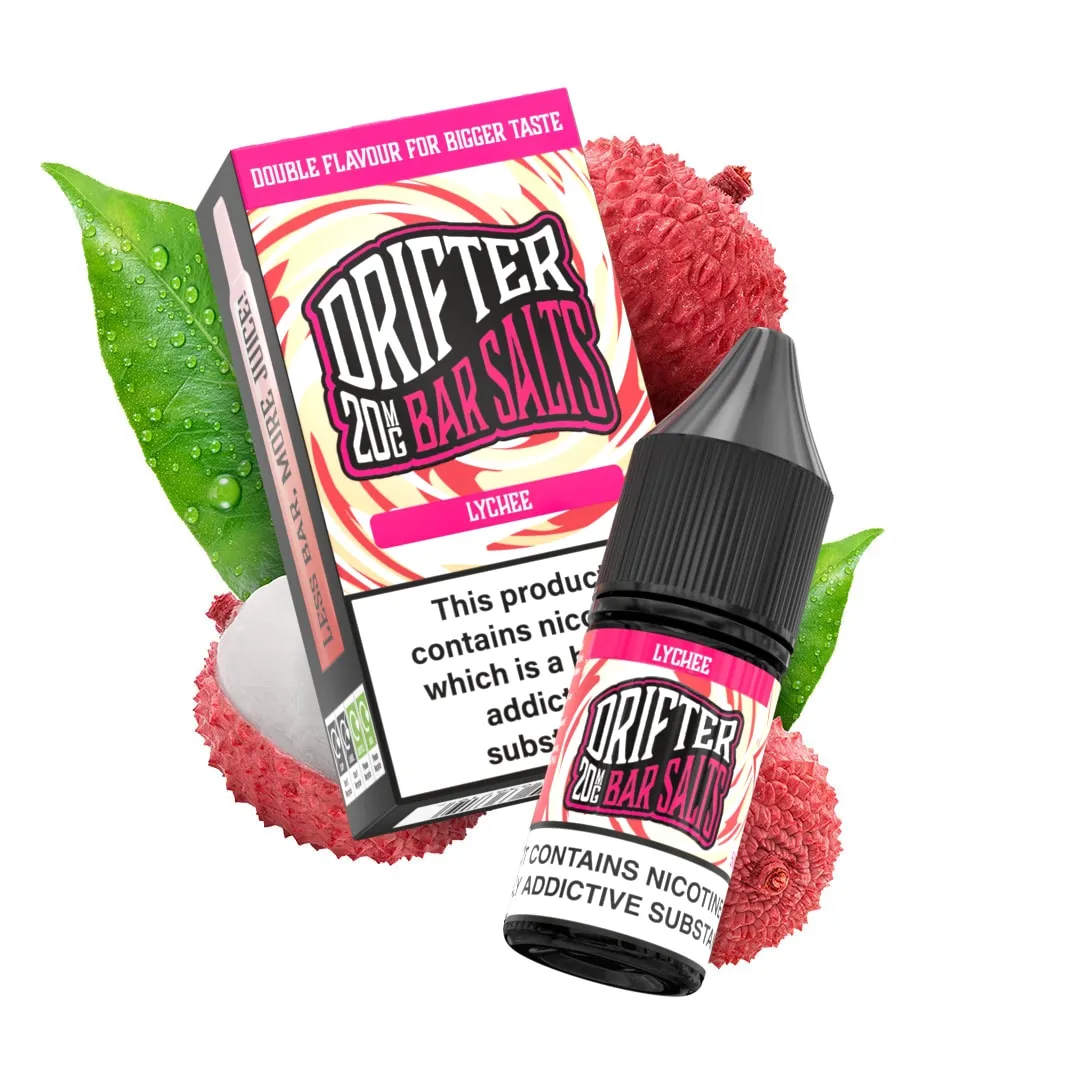 Drifter Bar Salts Lychee e-liquide 10ml 20mg floral