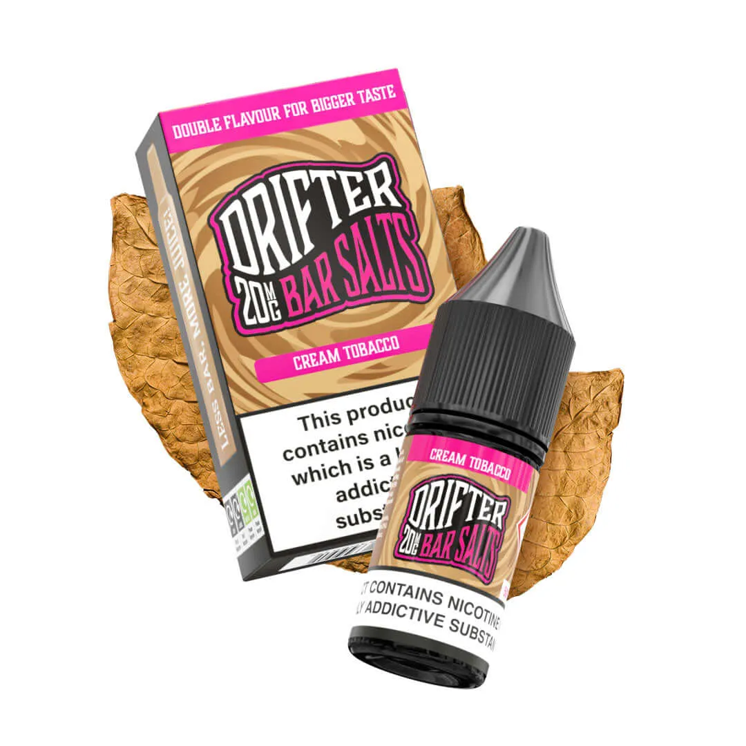 Drifter Bar Salts Cream Tobacco e-liquide 10ml tabac
