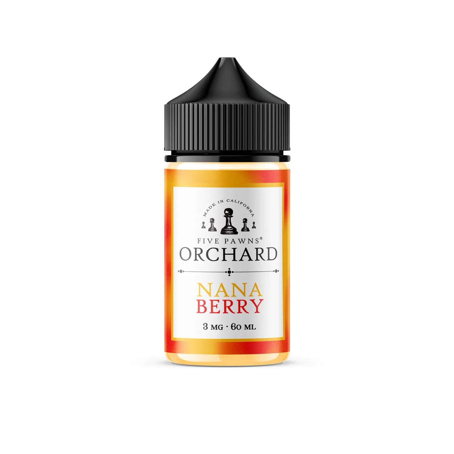 Five Pawns Orchard Nana Berry e-liquide 60ml 0mg fraise
