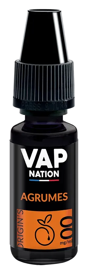 Vap Nation Origin's Agrumes e-liquide vivifiant