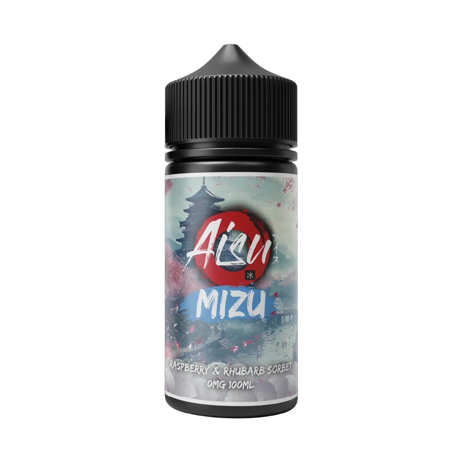 Aisu Mizu Raspberry Rhubarb Sorbet e-liquide 0mg 100ml glacé