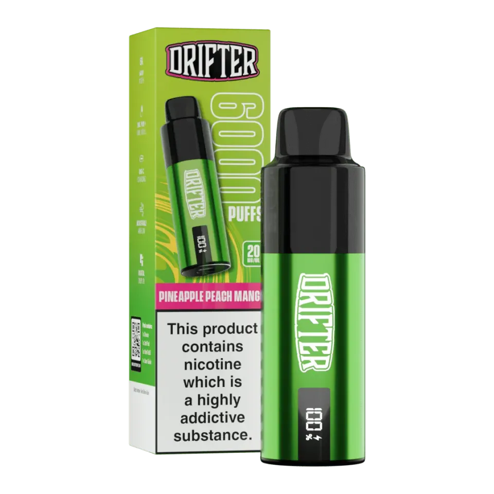 Drifter Bar 6000 Pineapple Peach Mango puff 6000 ananas