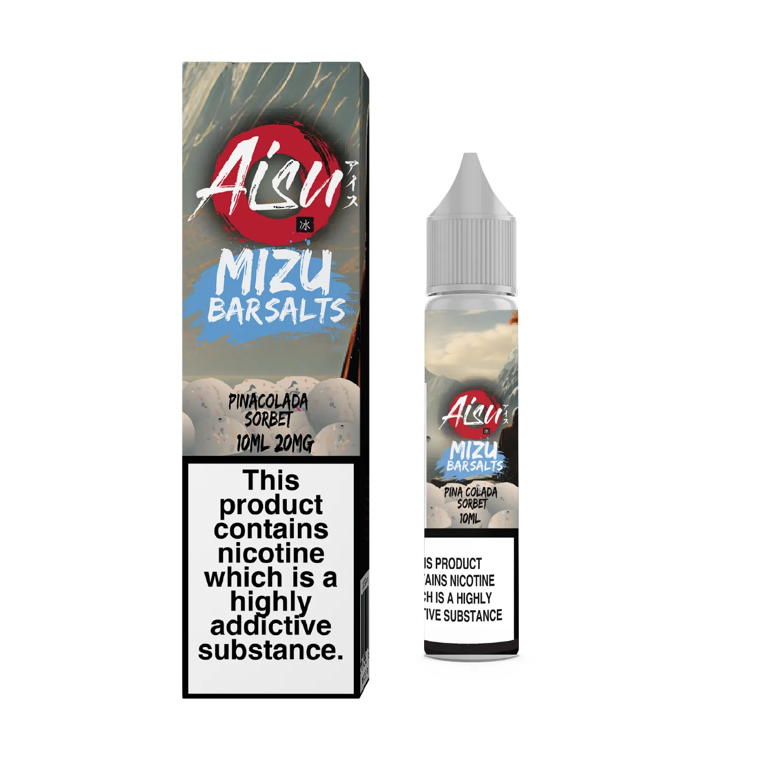 Aisu Mizu Bar Salts Pina Colada e-liquide 10ml 10mg ananas