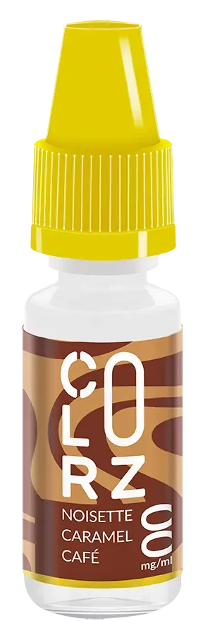 Vap Nation Colorz Noisette Caramel Café e-liquide gourmand