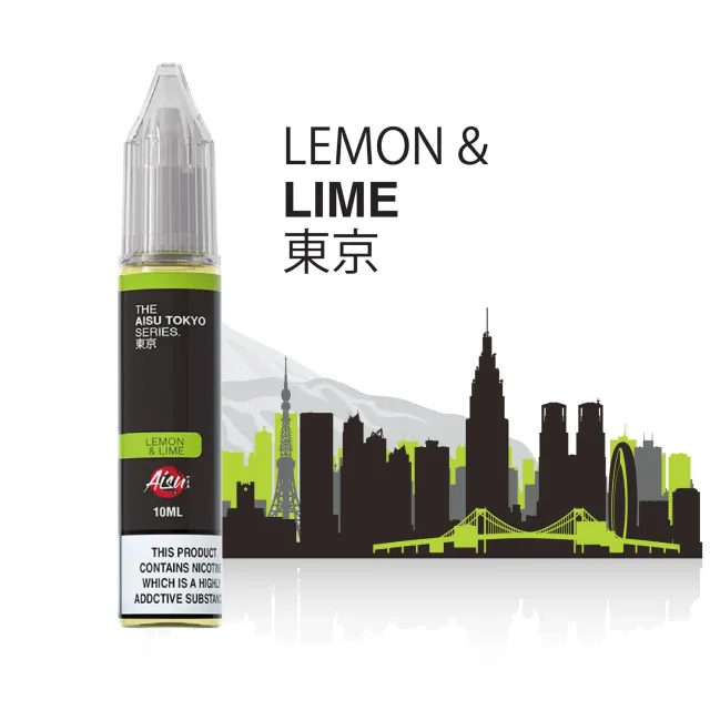 Aisu Tokyo Lemon & Lime e-liquide 10ml 20mg citron vert