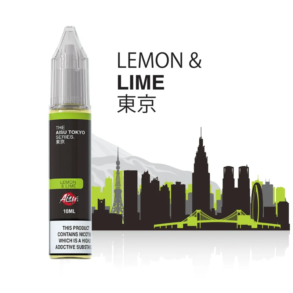 Aisu Tokyo Lemon & Lime e-liquide 10ml 20mg citron vert