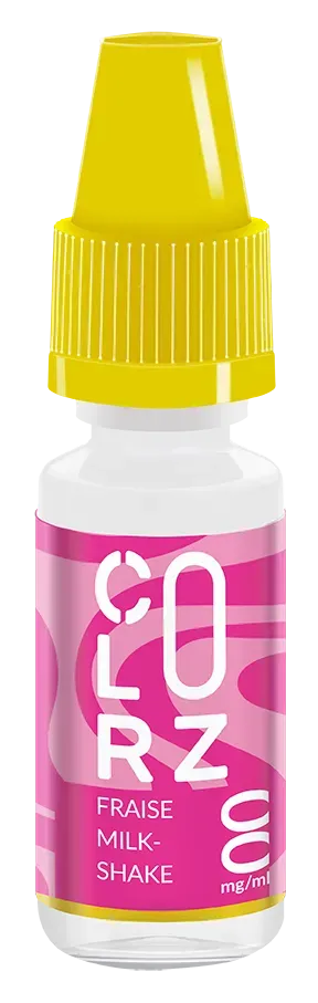 Vap Nation Colorz Fraise Milk Shake e-liquide crémeux