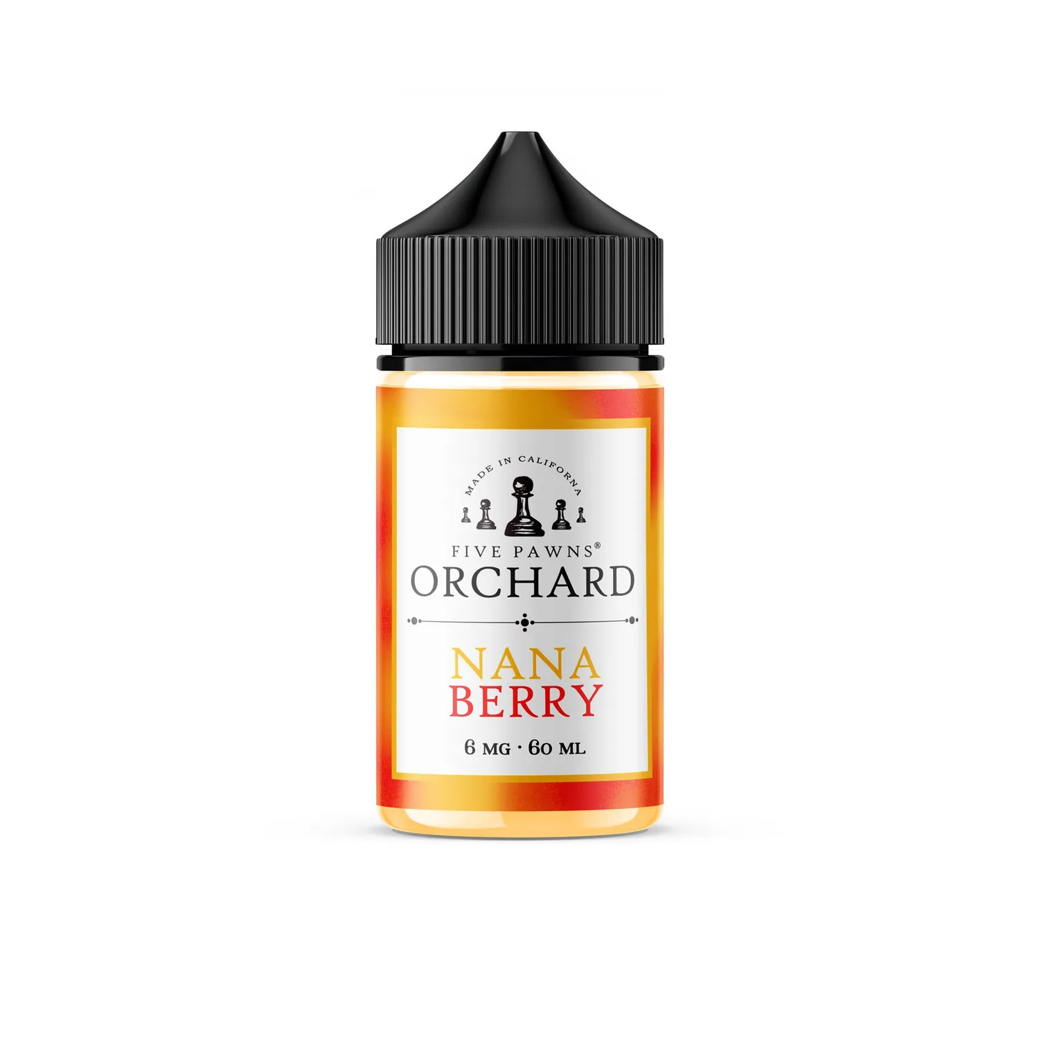 Five Pawns Orchard Nana Berry e-liquide 60ml 0mg fraise