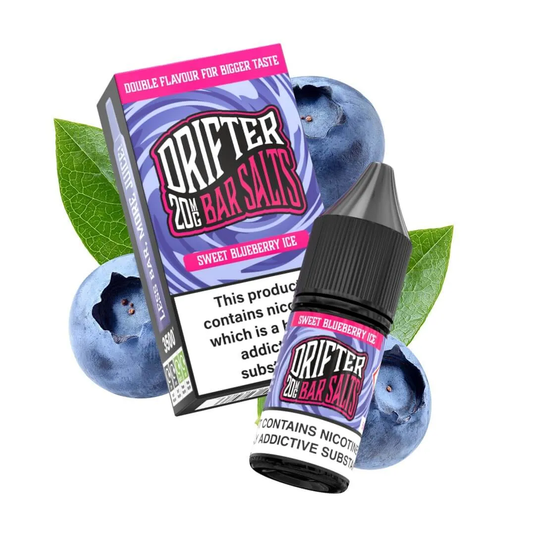 Drifter Bar Salts Sweet Blueberry Ice e-liquide 10ml 20mg