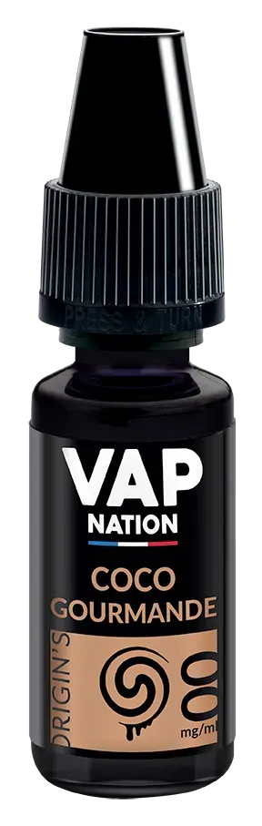 Vap Nation Origin's Coco Gourmande e-liquide coco