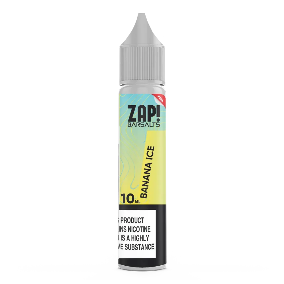 Zap! Bar Salt Banana Ice e-liquide sel nicotine 10ml 10mg frais