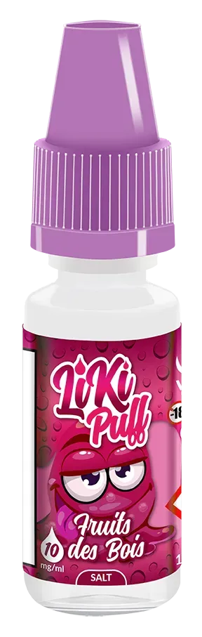 Vap Nation Liki Puff Fruits des Bois e-liquide rouge