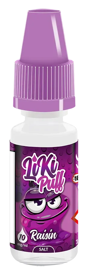 Vap Nation Liki Puff Raisin e-liquide fruité juteux