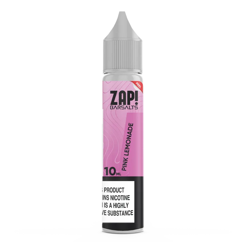 Zap Bar Salts Pink Lemonade sel nicotine 10ml 10mg