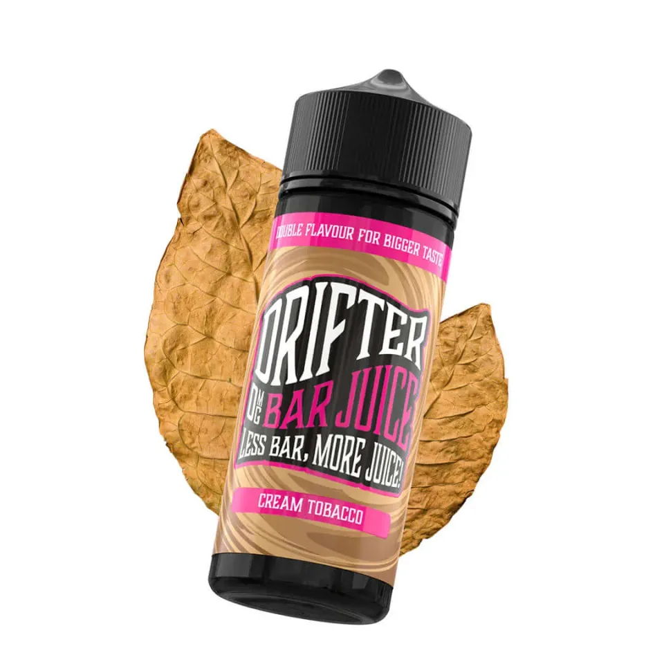 Drifter Bar Juice Cream Tobacco e-liquide 120ml 0mg classic