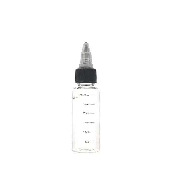 Vapevo Bouteille Graduée Bouchon Doseur Flacon DIY 30ml transparent