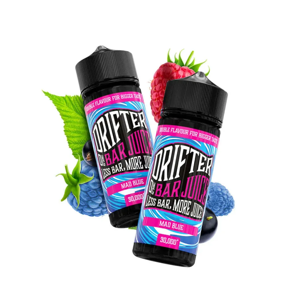 Drifter Bar Juice Mad Blue e-liquide 120ml baies sauvages